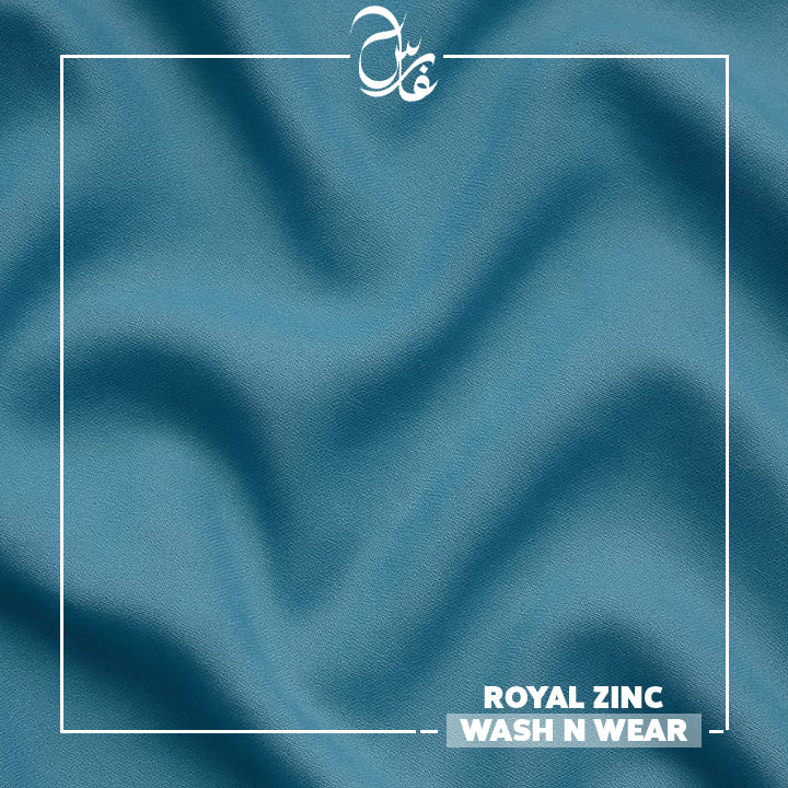 Men's Unstitched Wash & Wear Suit – Royal Zinc | Faris Fabrics