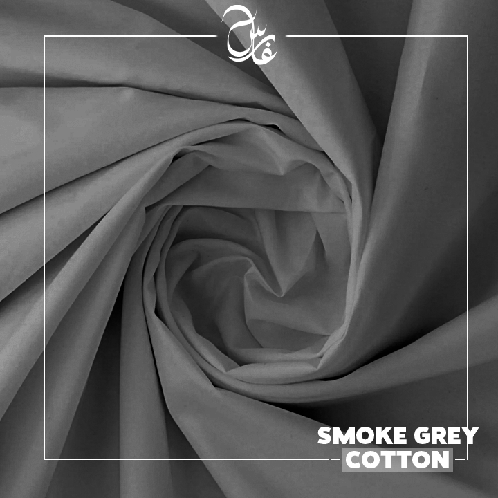 Men's Unstitched Cotton Suit – Smoke Grey | Faris Fabrics